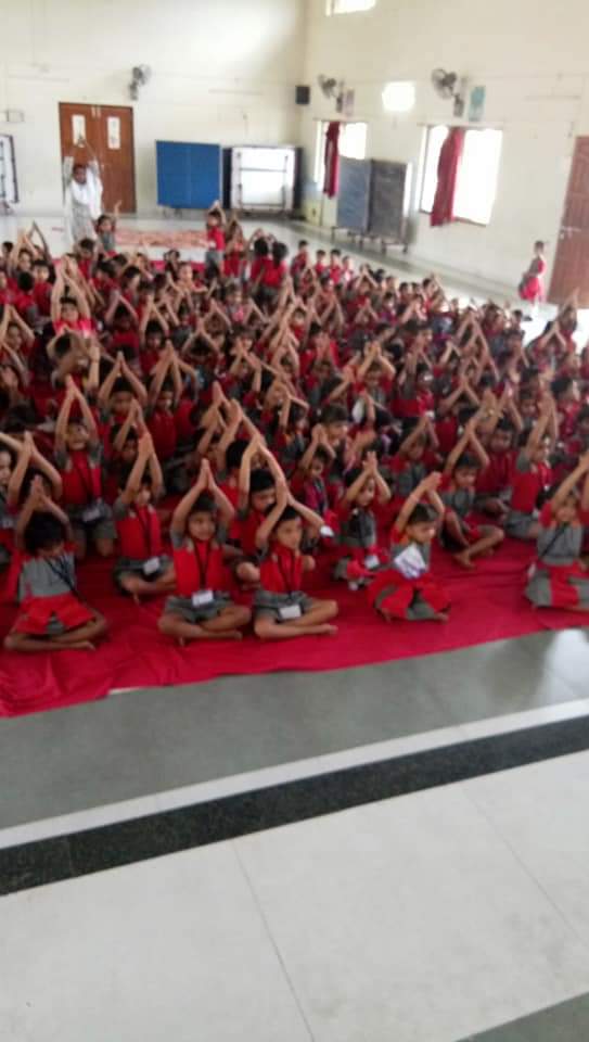 Yoga Day (pre primary section)
