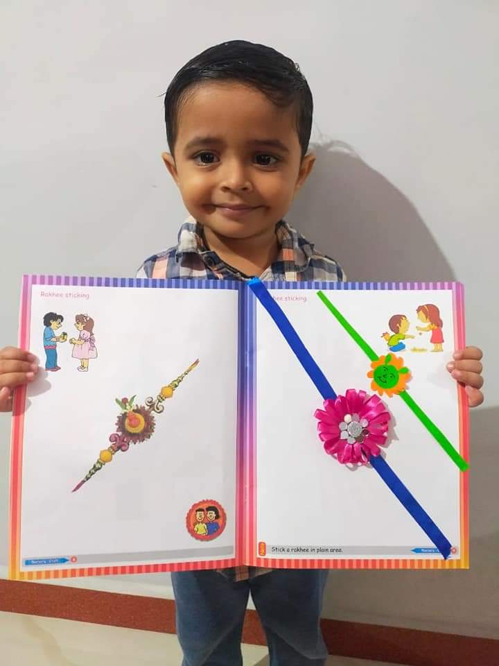 Rakhi making activity-2021 ( pre primary section)